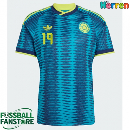 Kolumbien Rafael Santos Borre #19 Replik Auswärtstrikot WM 2026 Kurzarm